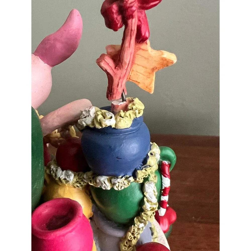 Disney Winnie the Pooh Piglet Christmas Honey Pot Tree Stocking Holder